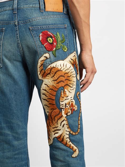 tiger gucci pants|Gucci tiger for sale.